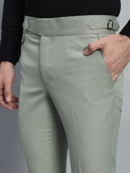 Emris Light Sage Single Buckle Gurkha Pants